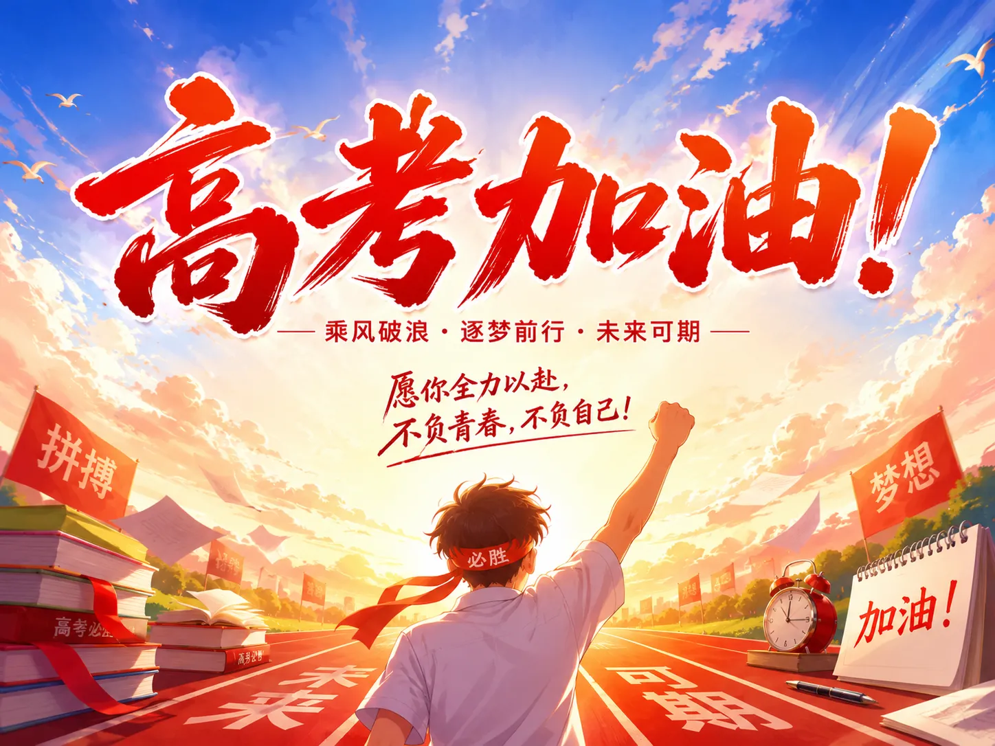 致高三学子:落笔生花,圆梦今夏 🌟